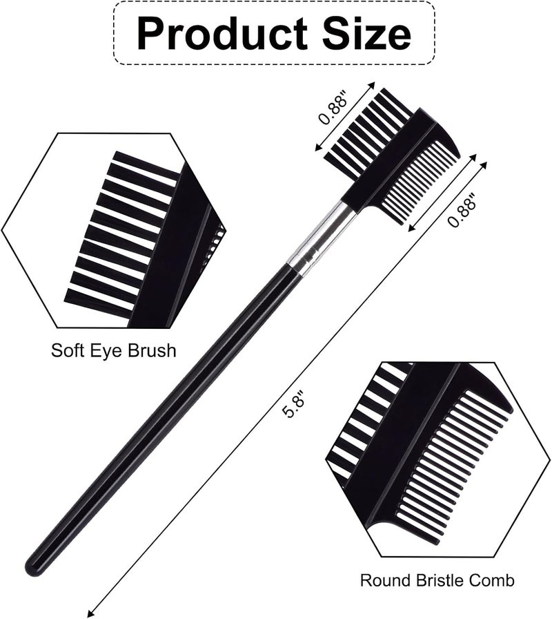 CAPHONT 6 Pack Flea Comb for Cats Dogs,Stainless Steel Dog Cat Grooming Combs With Rounded Teeth,Double-Sided Tear Stain Remover,Dematting Comb For Dogs Cats Ideal for Small, Medium & Large Pets (Blue) - Image 3
